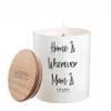 LaLeena Luxury Scented Candle - Birthday Present - Large (14 oz), Home White, Ocean Breeze view 1