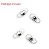 Eyeglass Sunglasses Nose Pads,2 Pairs Soft Anti-Slip Glasses Nose Pieces,Plug-in/Insert Nose Bridge Pads Nose Guards view 3