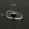 Eyeglass Sunglasses Nose Pads,2 Pairs Soft Anti-Slip Glasses Nose Pieces,Plug-in/Insert Nose Bridge Pads Nose Guards view 4