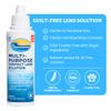 Cruelty-Free Multipurpose Contact Solution Travel Size - Mild Cleaner & Conditioner for Eye Contact Lens Care by Clear Conscience, 3 Fl oz (4 Pack) view 2
