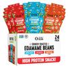The Only Bean Crunchy Roasted Edamame - Healthy Snacks for Adults and Kids (Variety Pack), Low Carb Keto Snack Food, Vegan Gluten Free High Protein Snacks (11g), Office Snack, 0.9oz 24 pack view 1