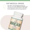 Boric Acid Suppositories 60 Count, Supports Women Health (Easy Dissolve, Third Party Tested) by Double Wood view 4