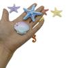 12 Pcs Sea Creatures Sea Shells Star Sea Horse Cake Topper for Birthday Party Baby Shower Wedding Cake Decorations view 3