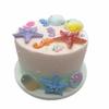 12 Pcs Sea Creatures Sea Shells Star Sea Horse Cake Topper for Birthday Party Baby Shower Wedding Cake Decorations view 4