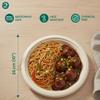 ECO SOUL 10 Inch Compostable Disposable Paper Plates [100 Pack] Food Safe 100% Virgin Bagasse Pulp Heavy Duty Biodegradable Microwave Safe Large Round Dinner Plate for Party, Picnic & BBQ (Brown) view 2