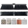 18 Inch Push Broom Brush Outdoor Heavy Duty Broom Stiff Bristles Commercial Outdoor Broom Brush for Cleaning Garage Driveway Yard Patio Deck Concrete Wood Stone Floor with 63" Long Handle view 4