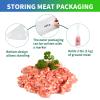 100 Pack Ground Bags 2lb Ground Hamburger Bags Meat Freezer Bags for Packaging Wild Game Meat Ground Meat Packaging System view 3