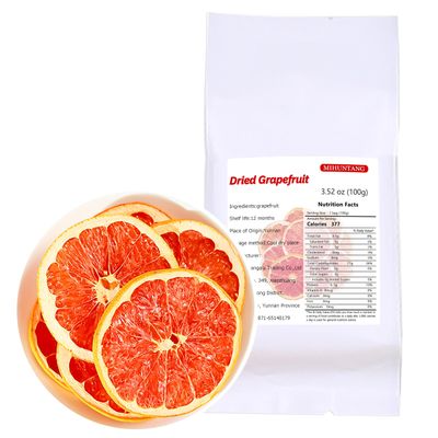 Dried Sliced Fruit Grapefruit 3.52oz DIY Snack for Sweet & Tart Iced/Hot Tea -Grapefruit slices-Fruit tea 100g