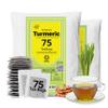 Akshit 150 Turmeric Tea Bags, Te De Curcuma, Natural Turmeric Tea with Black Pepper Blend, Caffeine Free Herbal Tea, Sugar Free, Non-Gmo. view 1