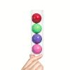 SLShePack 100PCS 1" x 1" x 4" Clear Gumball Candy Boxes, Plastic Tube, Clear Gift Boxes for Wedding view 1