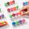 SLShePack 100PCS 1" x 1" x 4" Clear Gumball Candy Boxes, Plastic Tube, Clear Gift Boxes for Wedding view 3