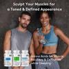 Youth & Tonic Lean Sculpt Defined Cleanse  Water Weight Away, Cortithermo Shape & Bedtime Trim for Detox Metabolism Bloating Energy & Dietary Discipline for Mindful Eating  90 Pills for Women & Men view 3