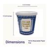 Amazing Goods [50 Pack] 10 oz NEW YORK Paper Coffee Cups, Disposable Paper Coffee Cup with Lids, Hot/Cold Beverage view 4