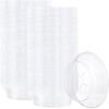 PLASTICPRO Premium Heavy Weight Crystal Clear Disposable Hard Plastic Plate (80, 10 Ounce Bowls) view 1