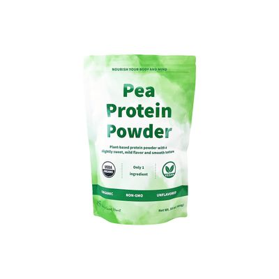 Cherie Sweet Heart Organic Pea Protein Powder 1 lb, 100% Non-GMO, Dairy-Free, Keto-Friendly, Gluten-Free, Soy-Free, Plant-Based Protein
