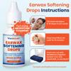 WaxBgone Ear Wax Removal Drops - Dissolves Ear Wax with Gentle Foaming Action - Safe and Effective Wax Softening Ear Drops - Aids Irrigation of Clogged Ears for Adults and Kids - 0.5 Fl. Oz.Bottle view 3