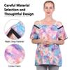 Post Shoulder Surgery Shirt - Short Sleeve Rehab Clothes with Drain Management Pockets (AA15-M) view 2