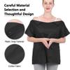 Post Shoulder Surgery Shirt - Rehab Clothes with Drain Management Pockets, Short Sleeve, Post Mastectomy (AA13-L) view 2