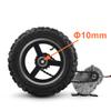 10 Inch Dual Drive Inflated Wheel Conversion Kit Joystick for Barrow Trolley Flatbed Cart Wheelchair(Max 11kph) view 2