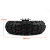 10 Inch Dual Drive Inflated Wheel Conversion Kit Joystick for Barrow Trolley Flatbed Cart Wheelchair(Max 11kph) view 3