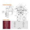 10 Inch Dual Drive Inflated Wheel Conversion Kit Joystick for Barrow Trolley Flatbed Cart Wheelchair(Max 11kph) view 4