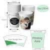 Custom Paper Cups, Personalized Disposable Cups With Photo/Logo/Text, 8oz Cups for Company Office Coffee Shop Party Wedding Events - 100 Pack view 4