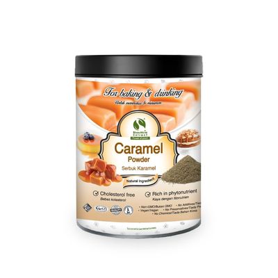 Bionutricia Caramel Powder Blended Ice Coffee Mix | Natural Sweetener for Coffee & Lattes, Non-GMO, No Additives 7oz