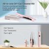 Ear Wax Removal with Light, Earwax Removal Kit Upgraded All in One Rechargeable Ear Cleaning Kit with Light/Ear Pick Digger/Ear Tweezers/Spiral Spring Ear Spoon for Adults Kids view 2
