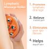 AICNLY Hand Roller Massager for Cellulite Massage, Lymphatic Drainage Massager for Thighs, Tummy, Butt, Massage Gloves for Hands with 7 360-degree Metal Roller view 2