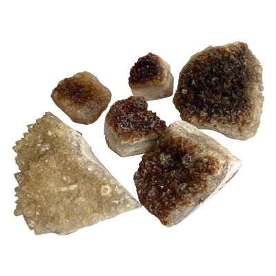 VIE Citrine (Heat Treated Amethyst Cluster), 1kg Pack