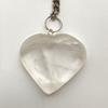 VIE Crystal Heart Keychain, 10x3cm, Clear Quartz view 3