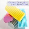 Scrub Daddy Damp Duster, Multipurpose Dusters for Cleaning - Wooden & Venetian Blind Cleaner Tool, Ridged Wet Dust Sponge for Skirting Board, Radiator, Blinds & Mirrors, Home Cleaning Products, Pink view 4