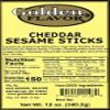 Golden Flavor Sesame Sticks - Flavor Explosion Variety Pack - 3 Pounds Total- (4) 12 ounce bags - Cheesy Garlic - Cheddar - Taco - Cajun view 3