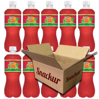 Tahitian Treat Fruit Punch, 20 oz Bottles, 10 Pack, In Snackur Safe Ship Box