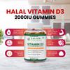 Zaytun Halal Vitamin D3 2000 IU Gummies, Supports Bone & Immune Health, Promotes Muscle Function, Gluten & Gelatin Free, (3-Pack) - Made in USA view 4