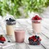 ELEGANT DISPOSABLES 12 oz Plastic Parfait Cups with 4 oz Inserts & Lids 50, Sets 12 OUNCE Yogurt Containers view 3