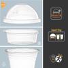 ELEGANT DISPOSABLES 12 oz Plastic Parfait Cups with 4 oz Inserts & Lids 50, Sets 12 OUNCE Yogurt Containers view 4