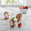 8 oz Clear Plastic Dessert Cups with Dome Lids No hole - 50 Sets Disposable Snack Bowls for Ice Cream, Parfait, Jello and Individual Desserts at Party, Fruit Cup with No Leaks view 2