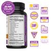 Zhou Nutrition Bloat Blast+ - Digestive Support Supplement for Women & Men, Daily Digestive Enzymes with Probiotics for Gut Health, Gluten Free, Vegan - 30 Veggie Capsules view 2