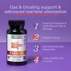 Zhou Nutrition Bloat Blast+ - Digestive Support Supplement for Women & Men, Daily Digestive Enzymes with Probiotics for Gut Health, Gluten Free, Vegan - 30 Veggie Capsules view 3