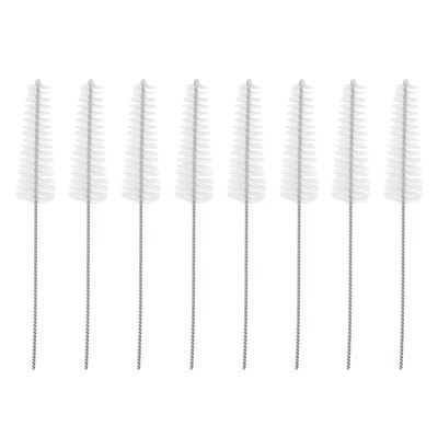 8pcs Vent Tube Amplifier Cleaning Tools Nylon Tube Straw Brush for Clean Small Holes