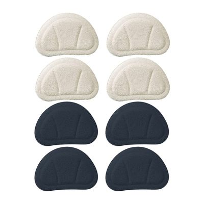 4pairs Heel Grips Pads for Shoes - Cushioning Self-Adhesive Heel Protectors for Comfortable Fit and Cuttable for Sneakers Boots and Dress Shoes