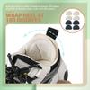 4pairs Heel Grips Pads for Shoes - Cushioning Self-Adhesive Heel Protectors for Comfortable Fit and Cuttable for Sneakers Boots and Dress Shoes view 3