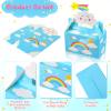Nezyo 24 Pack Rainbow Party Favor Boxes Cloud Treat Rainbow Party Decorations Favors Kraft Paper Goodie Boxes with Handles Candy Goodies Gift for Kids Birthday Baby Shower Supplies view 3