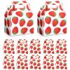 Fumete 22 Pcs Strawberry Party Favor Boxes Strawberry Candy Treat Goody Gift Boxes for Berry 1st Sweet One Birthday Summer Fruit Decorations Baby Shower Party Supplies, 4.7 x 2.4 x 2.8 Inch view 1