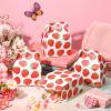 Fumete 22 Pcs Strawberry Party Favor Boxes Strawberry Candy Treat Goody Gift Boxes for Berry 1st Sweet One Birthday Summer Fruit Decorations Baby Shower Party Supplies, 4.7 x 2.4 x 2.8 Inch view 3