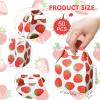 Fumete 22 Pcs Strawberry Party Favor Boxes Strawberry Candy Treat Goody Gift Boxes for Berry 1st Sweet One Birthday Summer Fruit Decorations Baby Shower Party Supplies, 4.7 x 2.4 x 2.8 Inch view 4