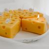 2PACK Cheese Shaped Scented Candle, Aroma Soy Wax Decorative Candlefor Photo Prop Birthday Wedding Holiday Party Gift,for Meditation Stress Relief Bath Yoga view 2