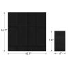 Besteek Linen-Feel Black Paper Napkins, Cloth Like Dinner Napkins with Built-in Flatware Pocket, Pre-Folded Absorbent Disposable Guest Paper Hand Towels for Bathroom, Weddings Party(50 Pack) view 2
