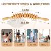 Liitrton Wood Therapy Fasci Massage Tools, Curved Wooden Massage Roller Cellulite Reduction and Muscle Tension (Wood) view 2